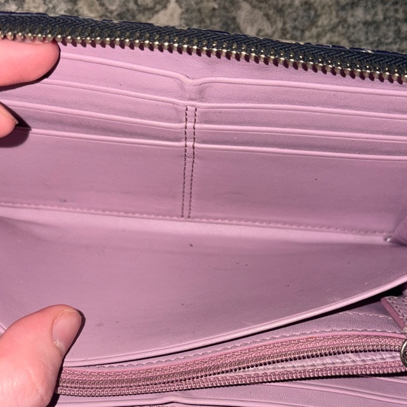 Coach Multicolor Circle Pattern Wallet - Picture 6 of 11